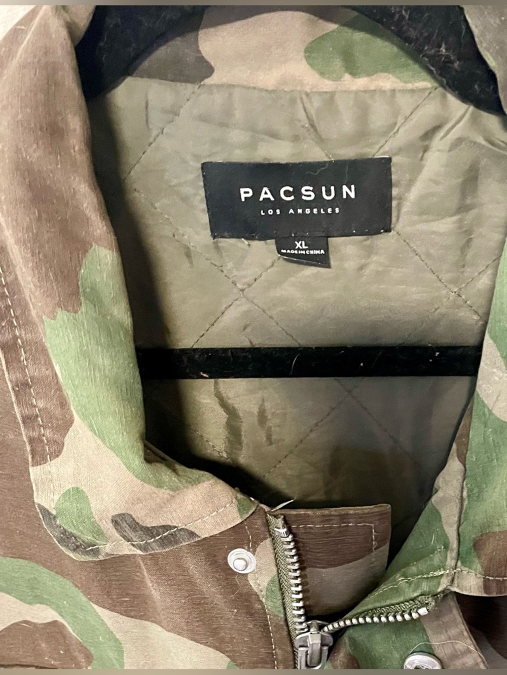 PacSun Women’s XL Camo Military Utility Jacket with Patches- EUC - Picture 5 of 9